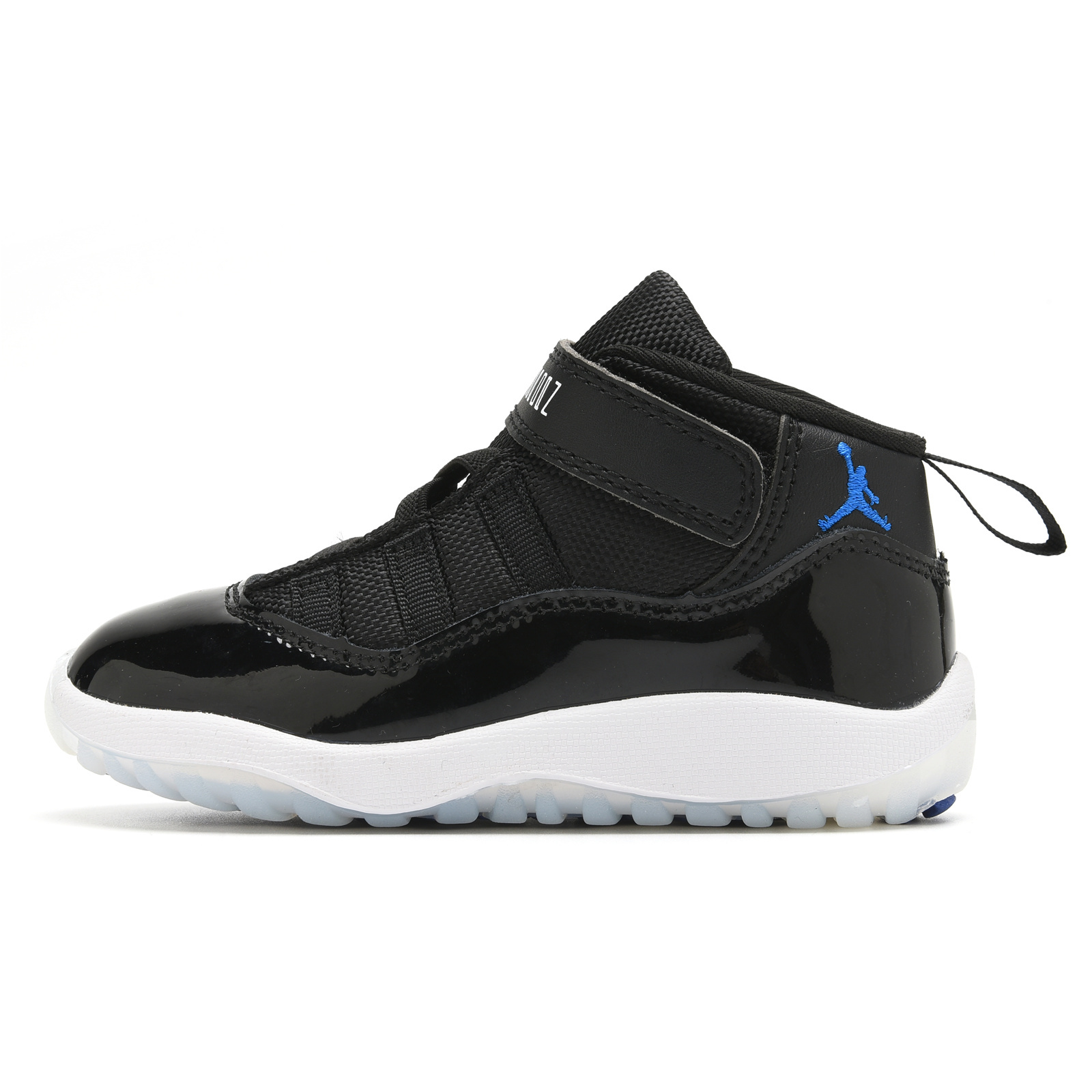 Youth Running Weapon Air Jordan 11 Black/White Shoes 032